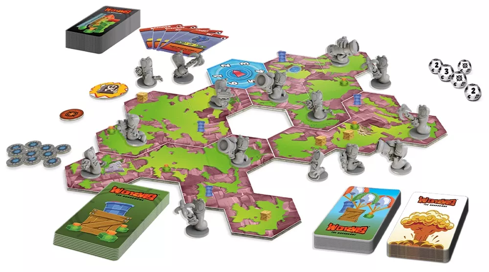 Worms: The Board Game (Mayhem Kickstarter Edition)