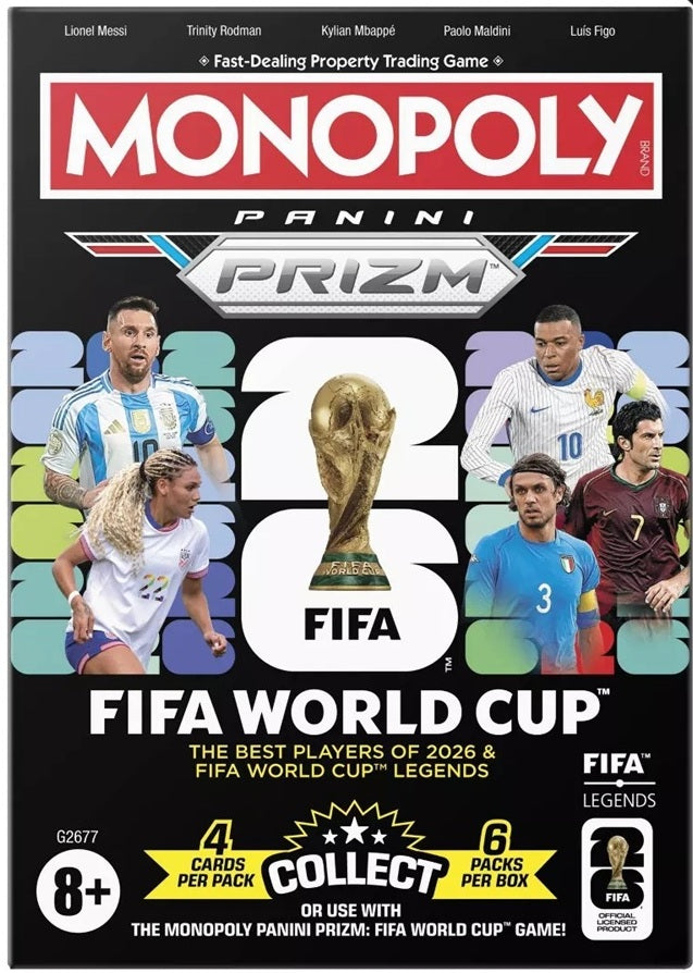 Monopoly: Panini Prizm: FIFA World Cup Legends Booster Pack