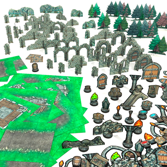 The Vault of Mini Things - Ruins & Relics Terrain Expansion