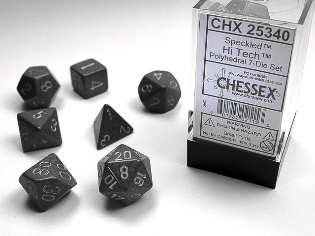 Chessex - 7 Piece - Speckled - Hi-Tech