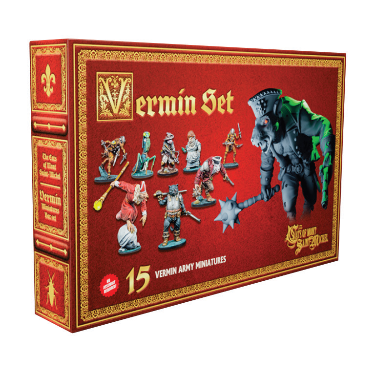 The Cats of Mont Saint Michel: Vermin Miniatures Set *PRE-ORDER*