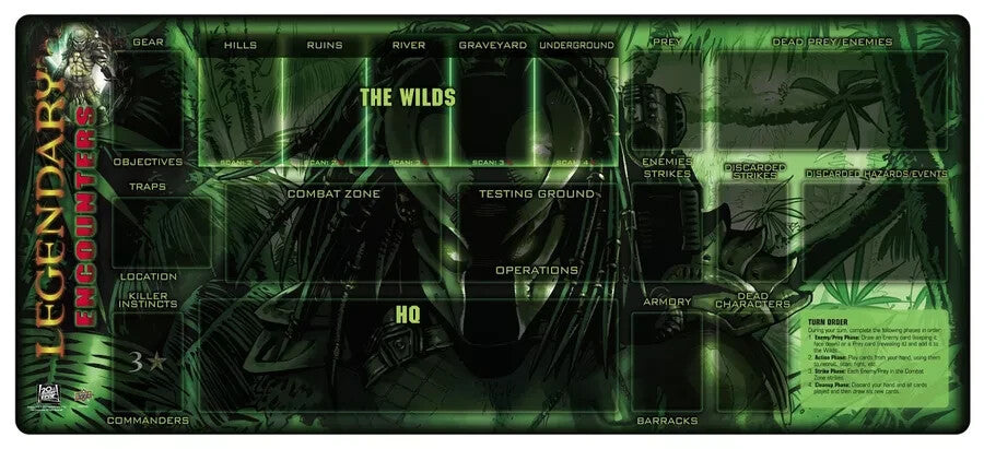 Legendary Encounters: A Predator Deck Building Game – Playmat
