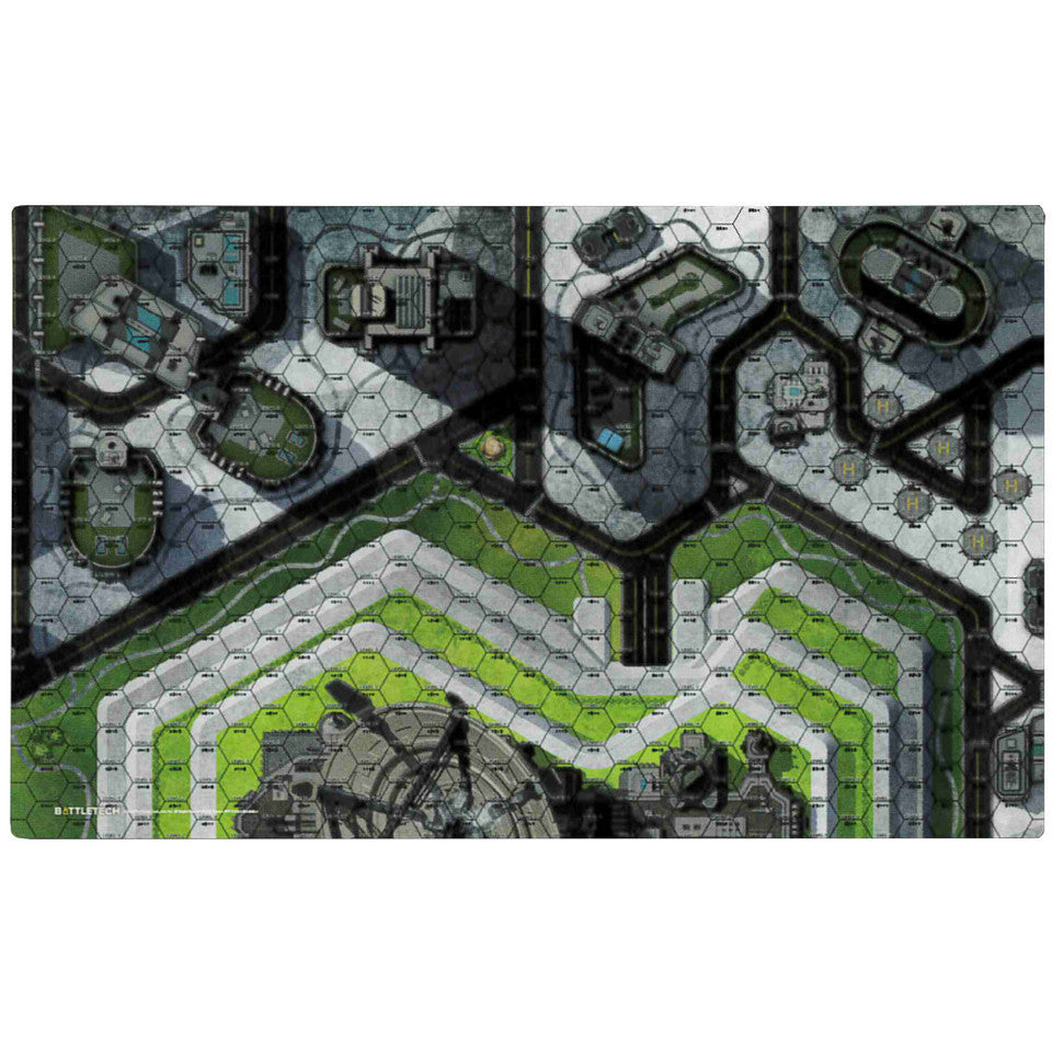 BattleTech BattleMat: City - HPG Heliport/Plaza