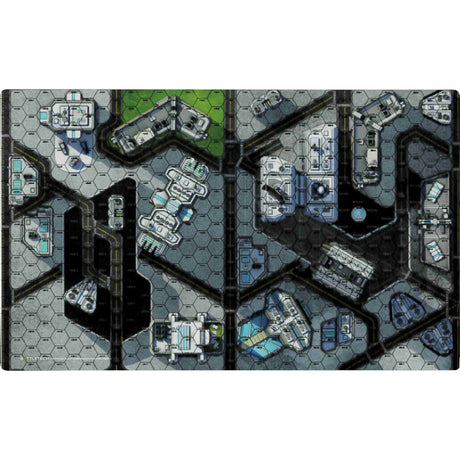 BattleTech BattleMat: City - HPG Heliport/Plaza