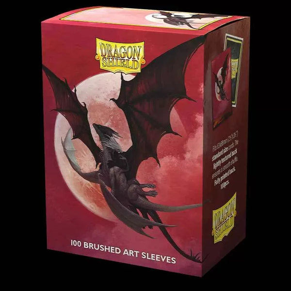 Dragon Shield - Limited Edition Brushed Art Sleeves: Valentine Dragon 2024 (100ct)