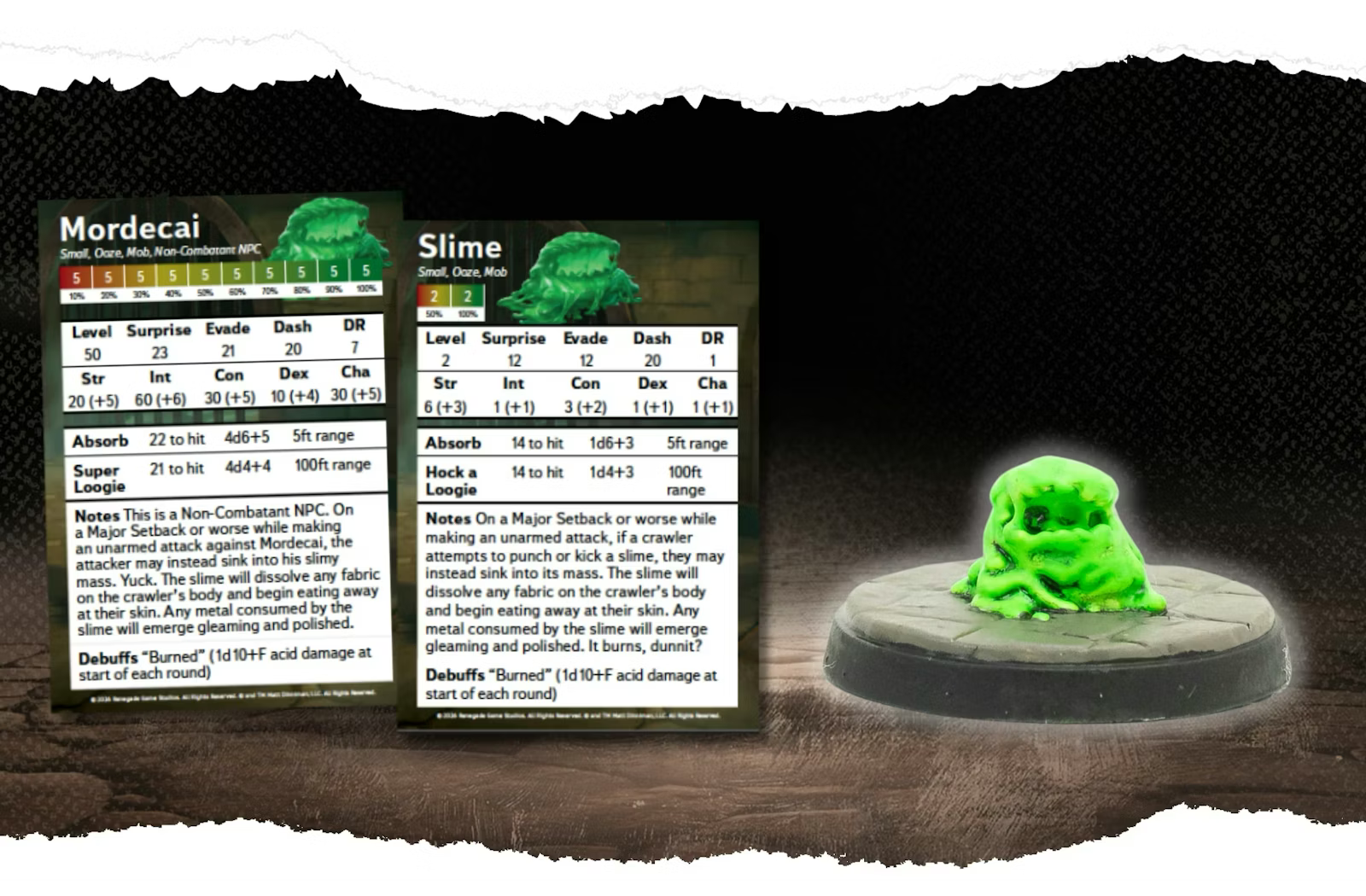 Dungeon Crawler Carl RPG: Slime Mordecai Mini *PRE-ORDER*