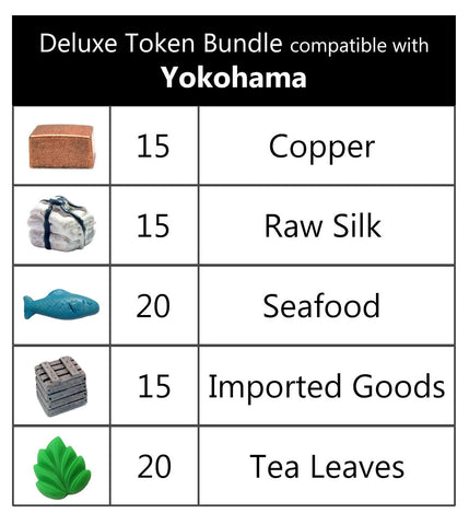Top Shelf Gamer - Deluxe Token Bundle compatible with Yokohama (Set of 85)