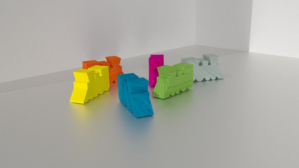 Age of Steam Deluxe: Wooden Locomotives (Set of 150)