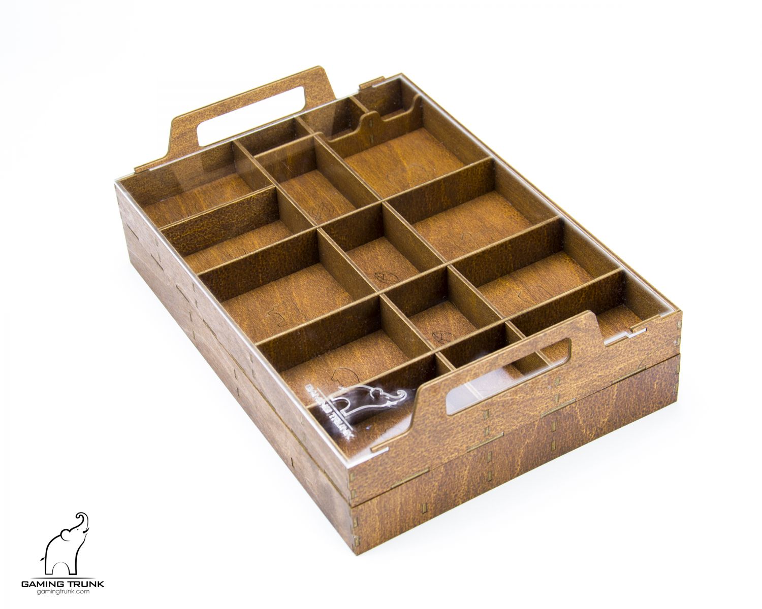 Gaming Trunk - Cave Organizer for Caverna (Walnut)