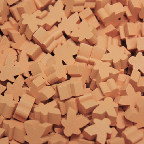 MeepleSource - Mini Meeples Pack (25 pcs) - Salmon