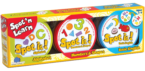 Spot It! Junior Spot’n Learn 3 Pack