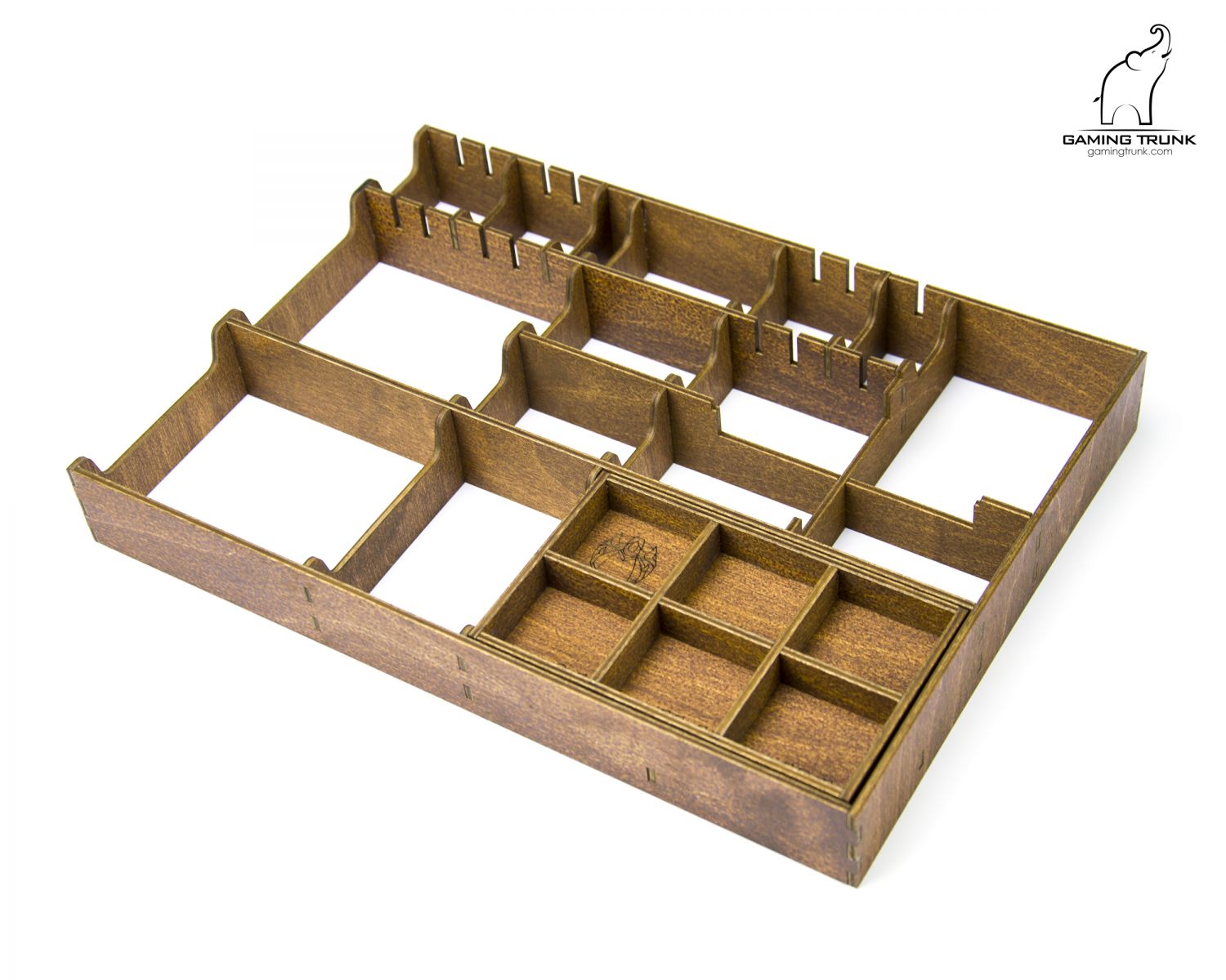 Gaming Trunk - Cave Organizer for Caverna (Walnut)