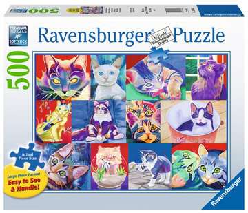Puzzle Ravensburger - Hello Kitty Kat (500 Pieces)