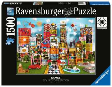 Puzzle - Ravensburger - Eames House of Cards Fantasy (1500 Pieces)