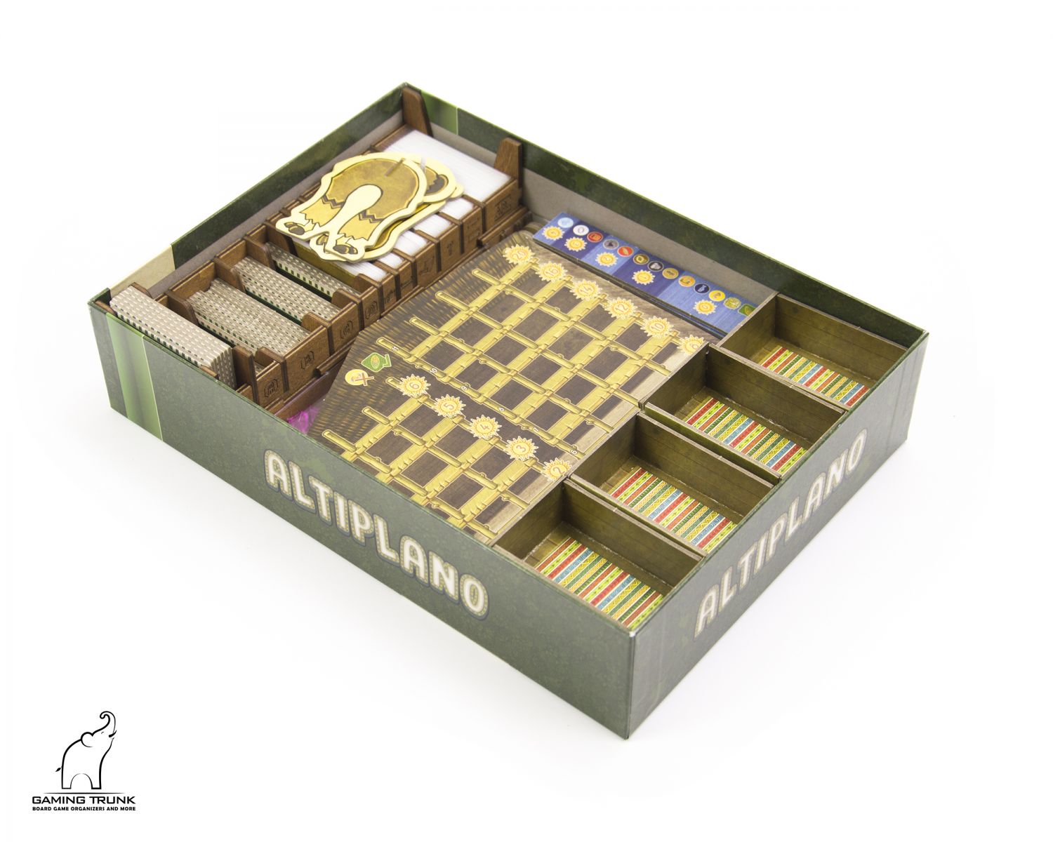 Gaming Trunk - Alpaca Organizer for Altiplano (Rev 2.1) (Walnut)