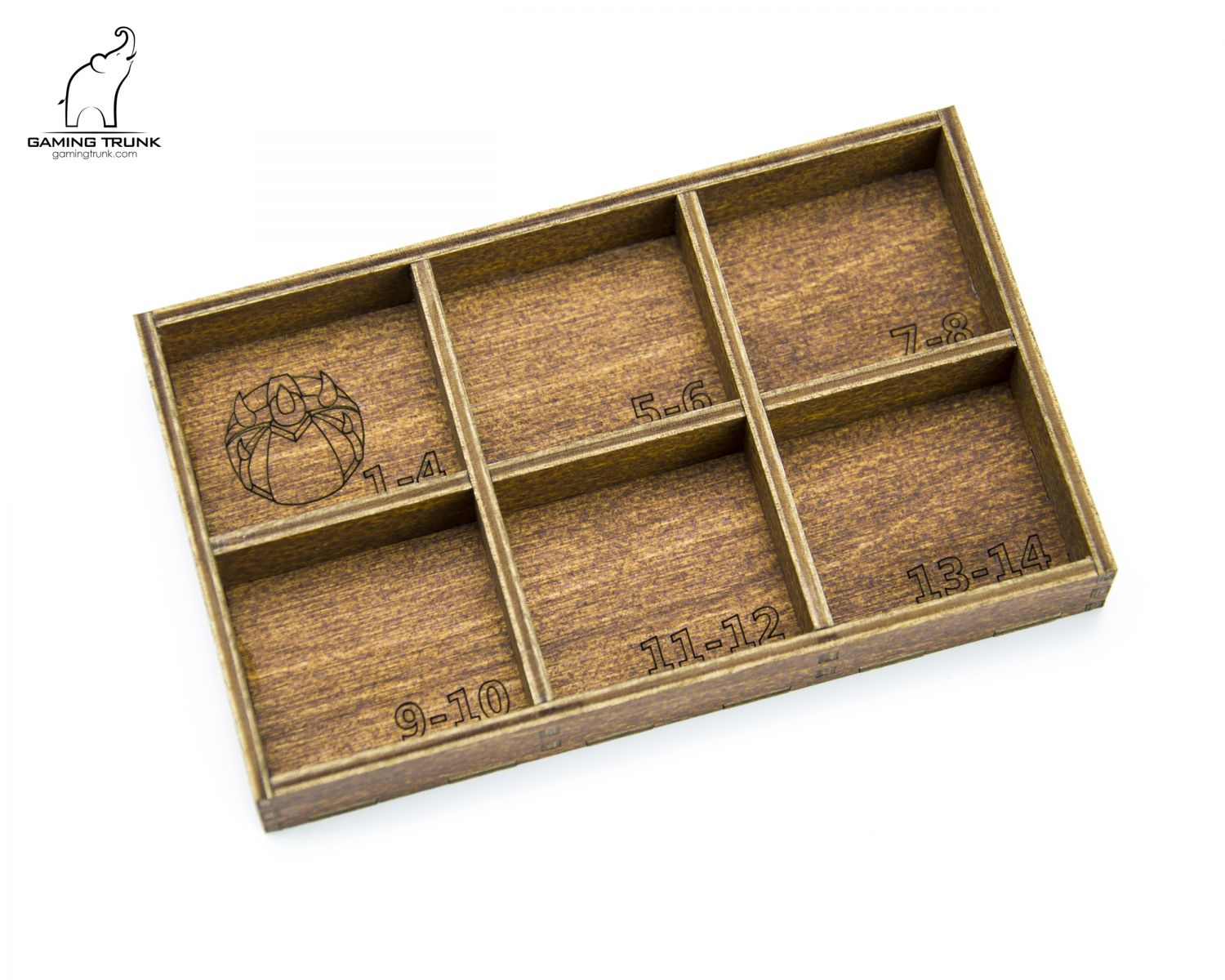 Gaming Trunk - Cave Organizer for Caverna (Walnut)