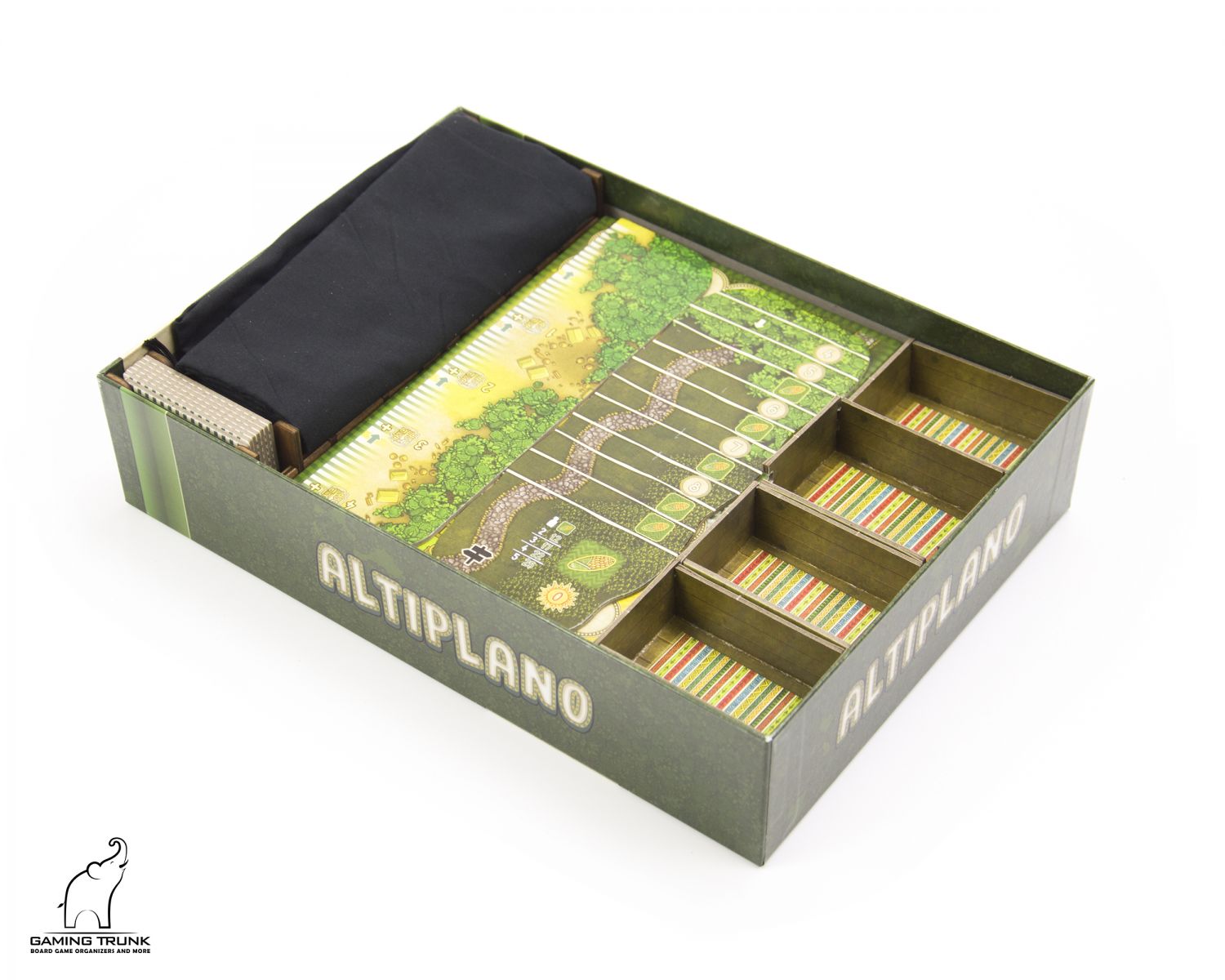 Gaming Trunk - Alpaca Organizer for Altiplano (Rev 2.1) (Walnut)