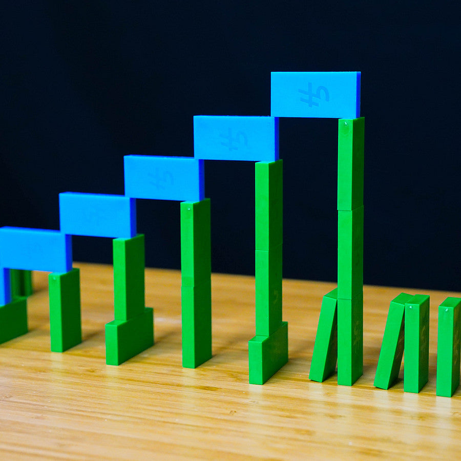 H5 Domino Creations Pack - Neon Colors (60 Pieces)