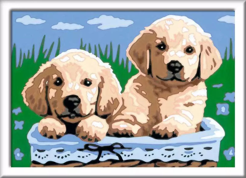 Ravensburger CreArt Paint - Cute Puppies