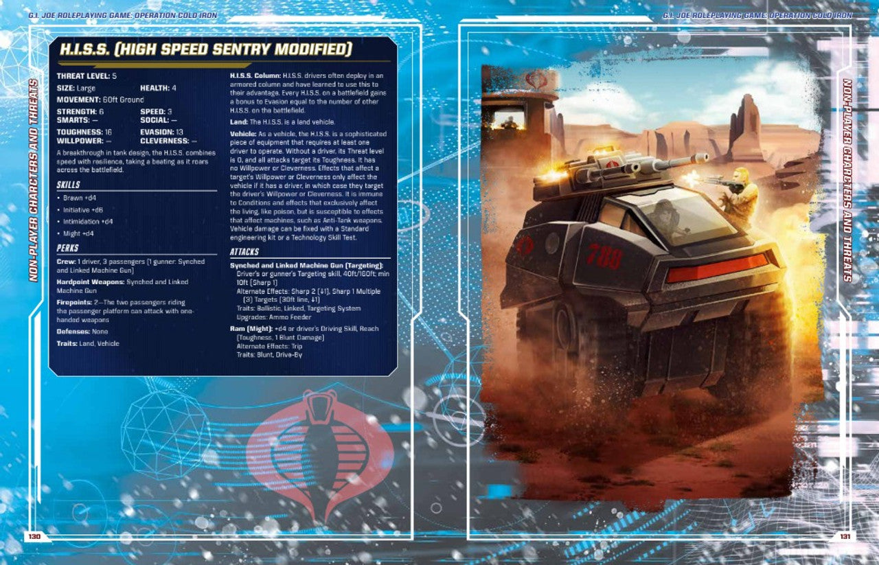 G.I. JOE Roleplaying Game - Operation Cold Iron Adventure Book