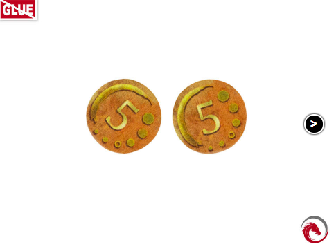 E-Raptor - Token and Marker Set of Money "5" (20 pieces)