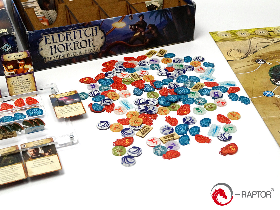 E-Raptor - Eldritch Horror Complete Tokens Set (184 pcs)
