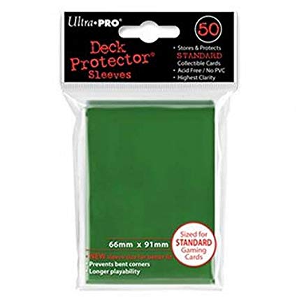Ultra Pro - PRO-Gloss 50ct Standard Deck Protector® sleeves: Green