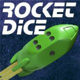 Rocket Dice d6 Pips - Green