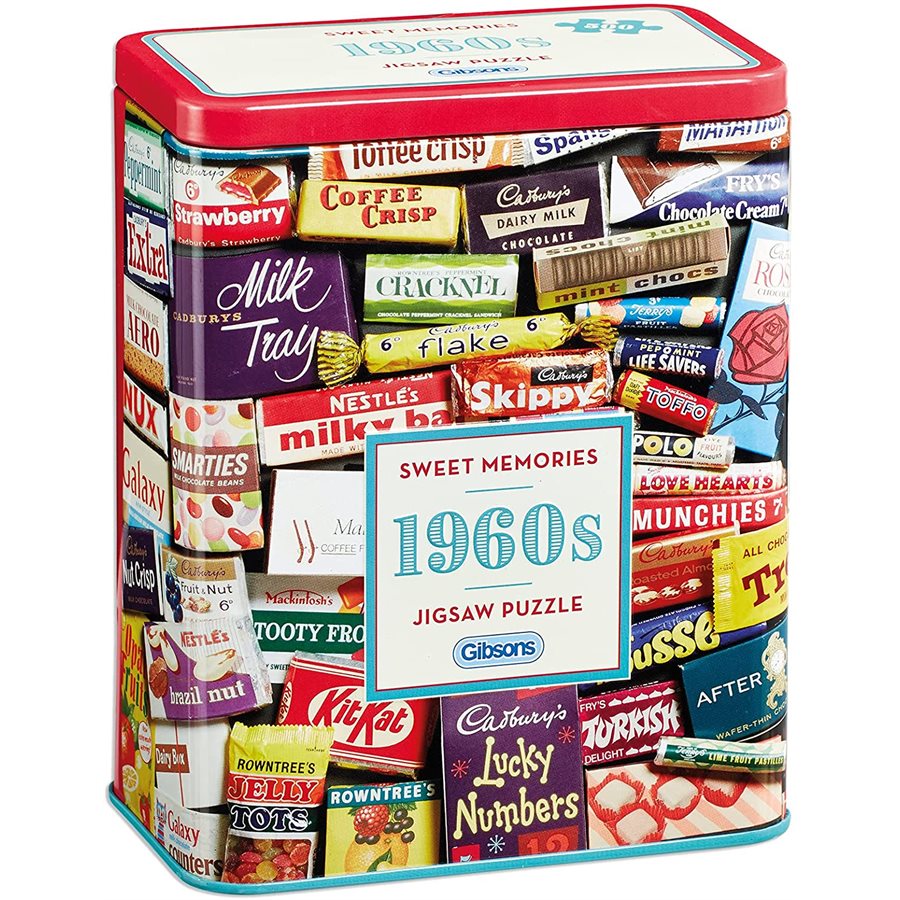 Puzzle - Gibsons - 1960s Sweet Memories (500 Pieces)