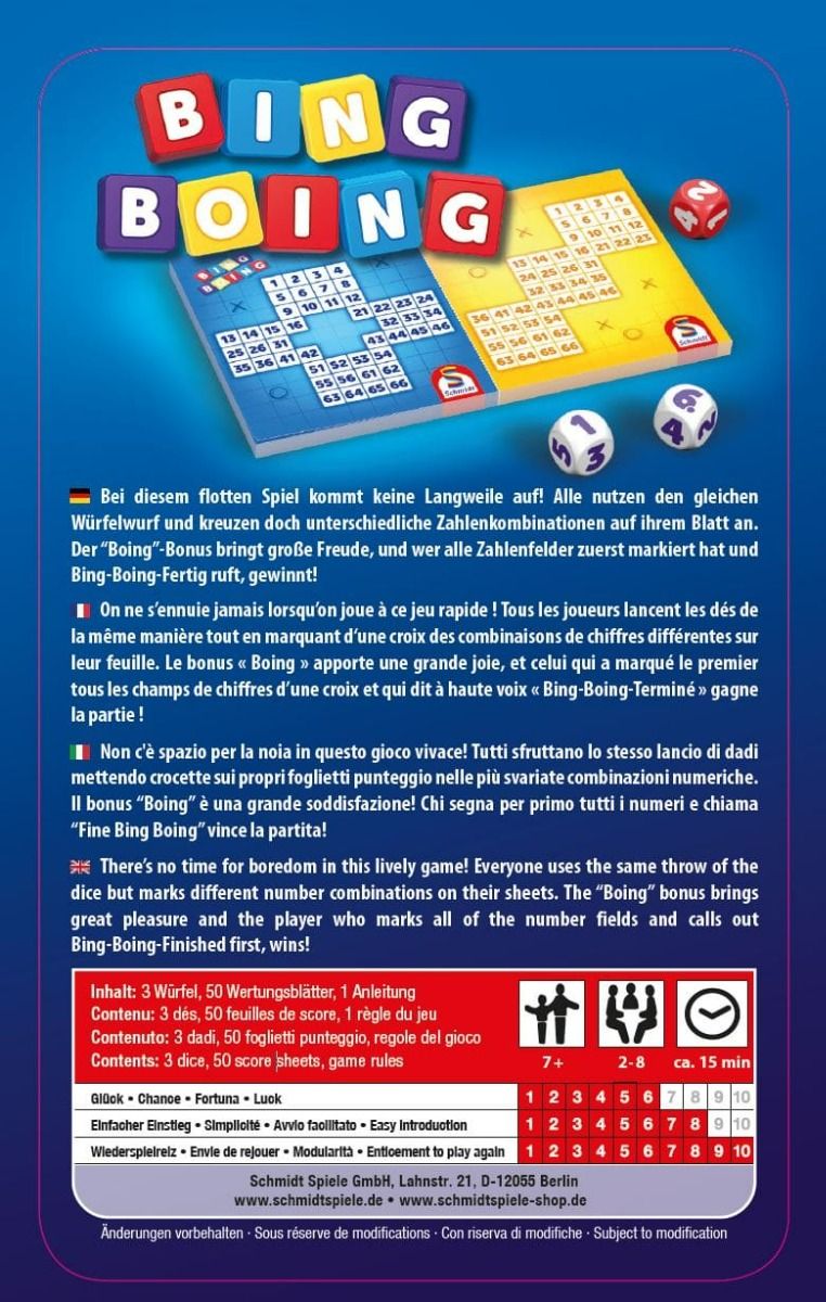 Bing Boing Travel Game (Metal Tin) (Import)