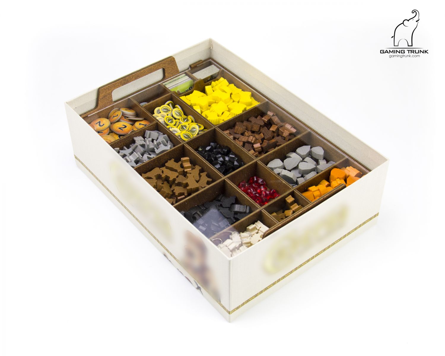 Gaming Trunk - Cave Organizer for Caverna (Walnut)