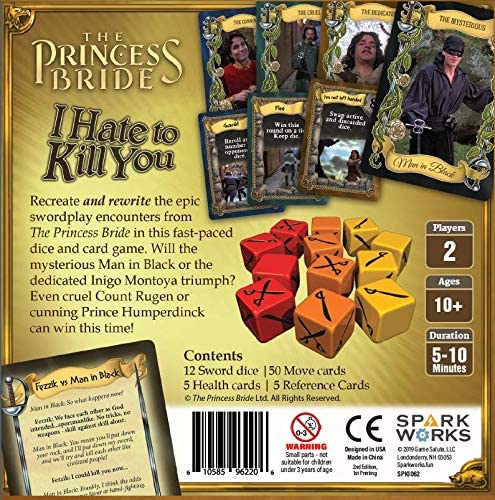 The Princess Bride: I Hate to Kill You (Second Edition)