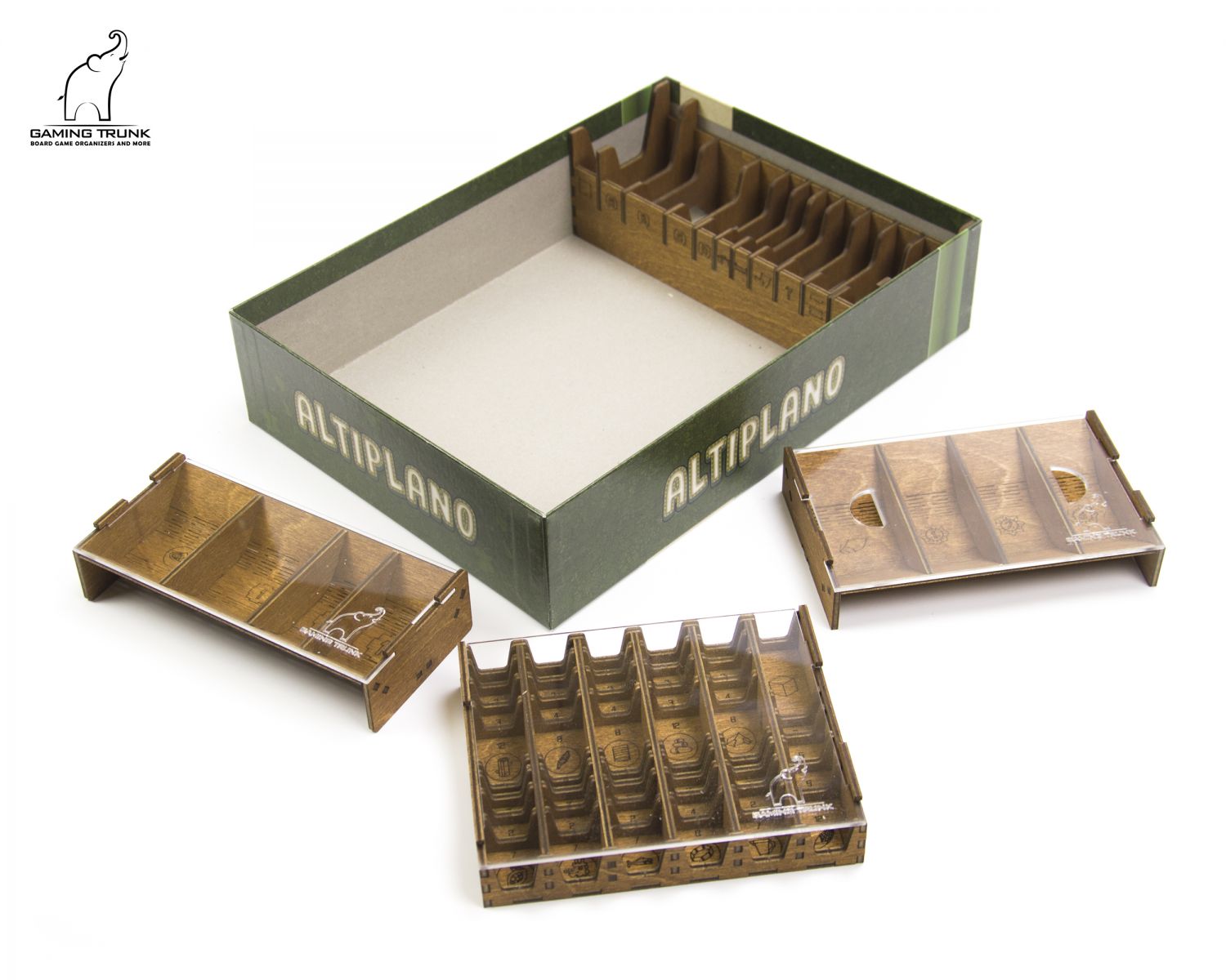 Gaming Trunk - Alpaca Organizer for Altiplano (Rev 2.1) (Walnut)