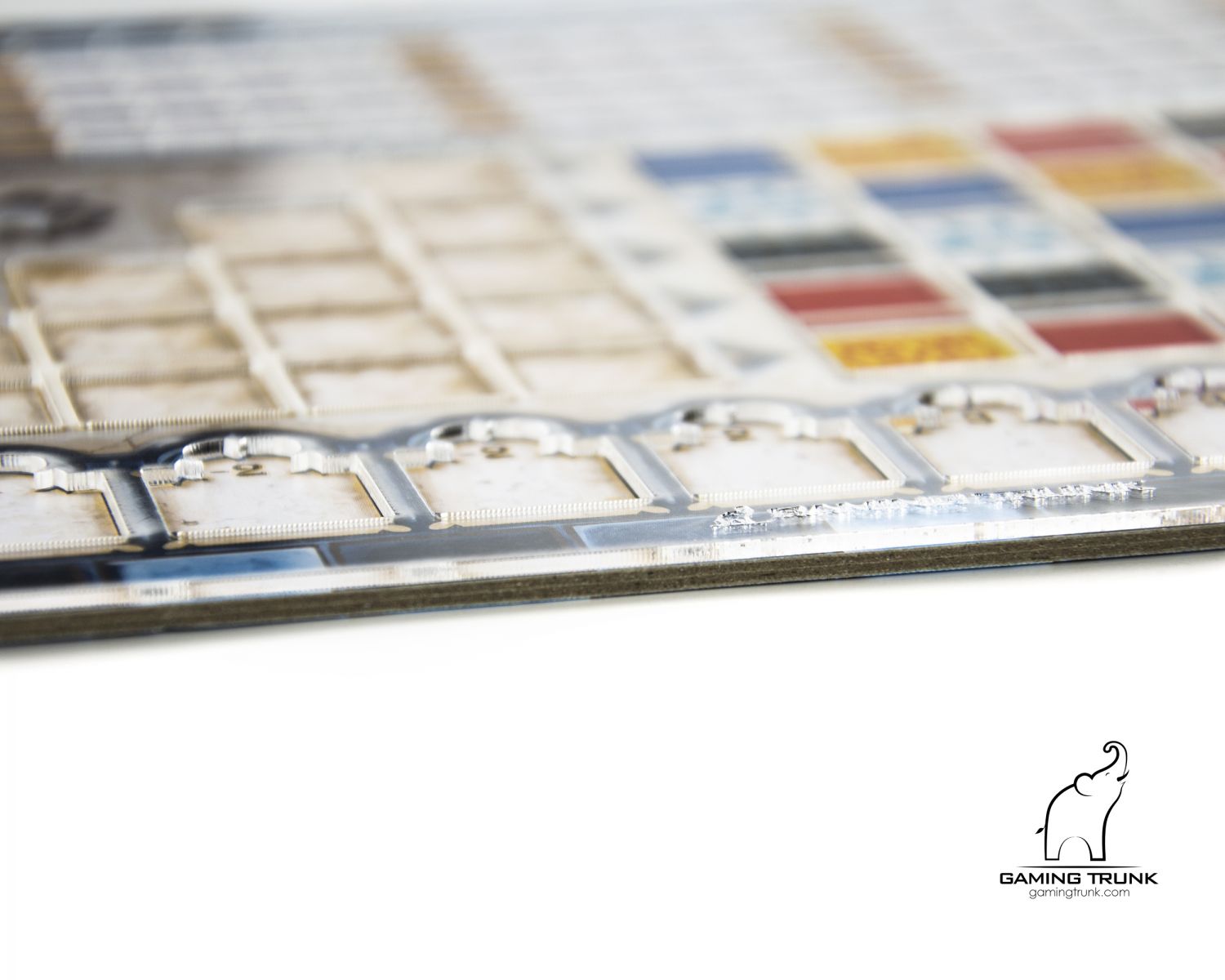 Gaming Trunk - Acrylic overlays for the Azul player board
