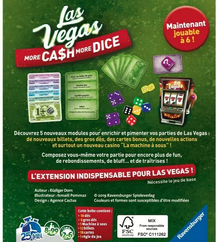 Las Vegas: More Ca$h more Dice (aka Las Vegas Boulevard) (French Edition)