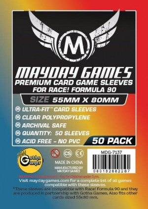 Mayday Sleeves - "Race! Formula 90" Card Sleeves (Premium Protection)