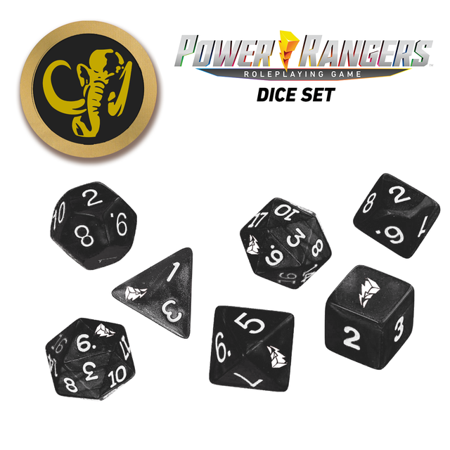 Power Rangers: Roleplaying Game Dice Set - Black
