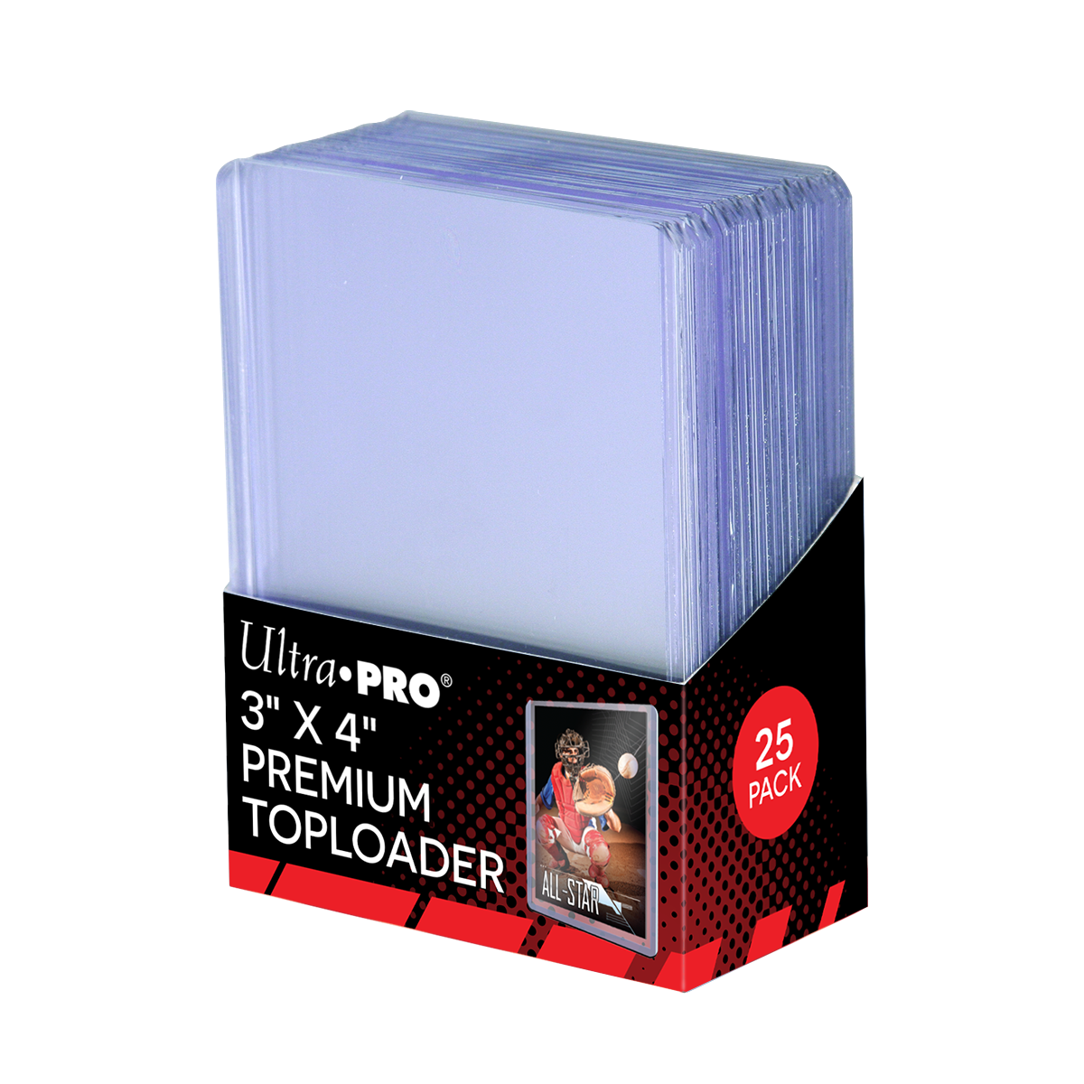 Ultra Pro - Ultra Clear Premium Toploaders Card Sleeves (25ct) for 3"x 4"