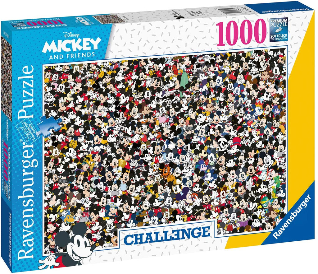 Puzzle - Ravensburger - Challenge Puzzle: Disney Mickey Multi-Coloured  (1000 Pieces)