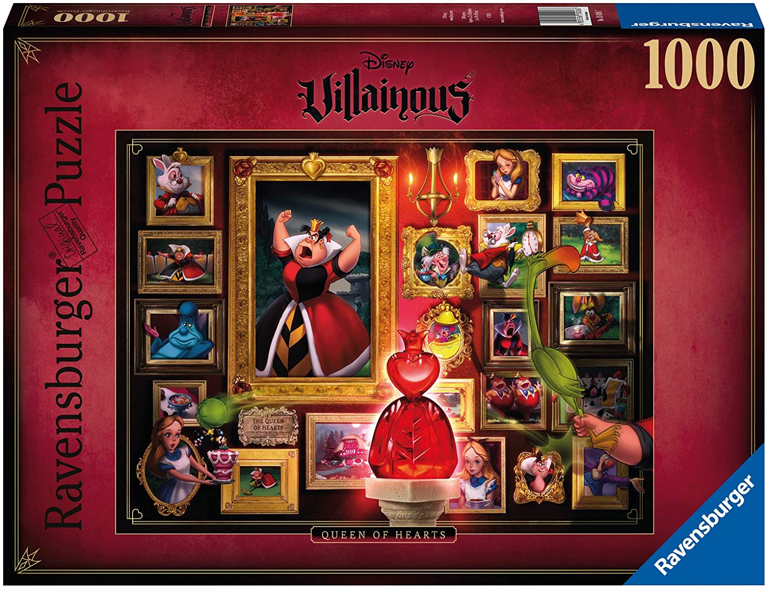 Puzzle - Ravensburger - Disney Villainous: Queen of Hearts (1000 Pieces)