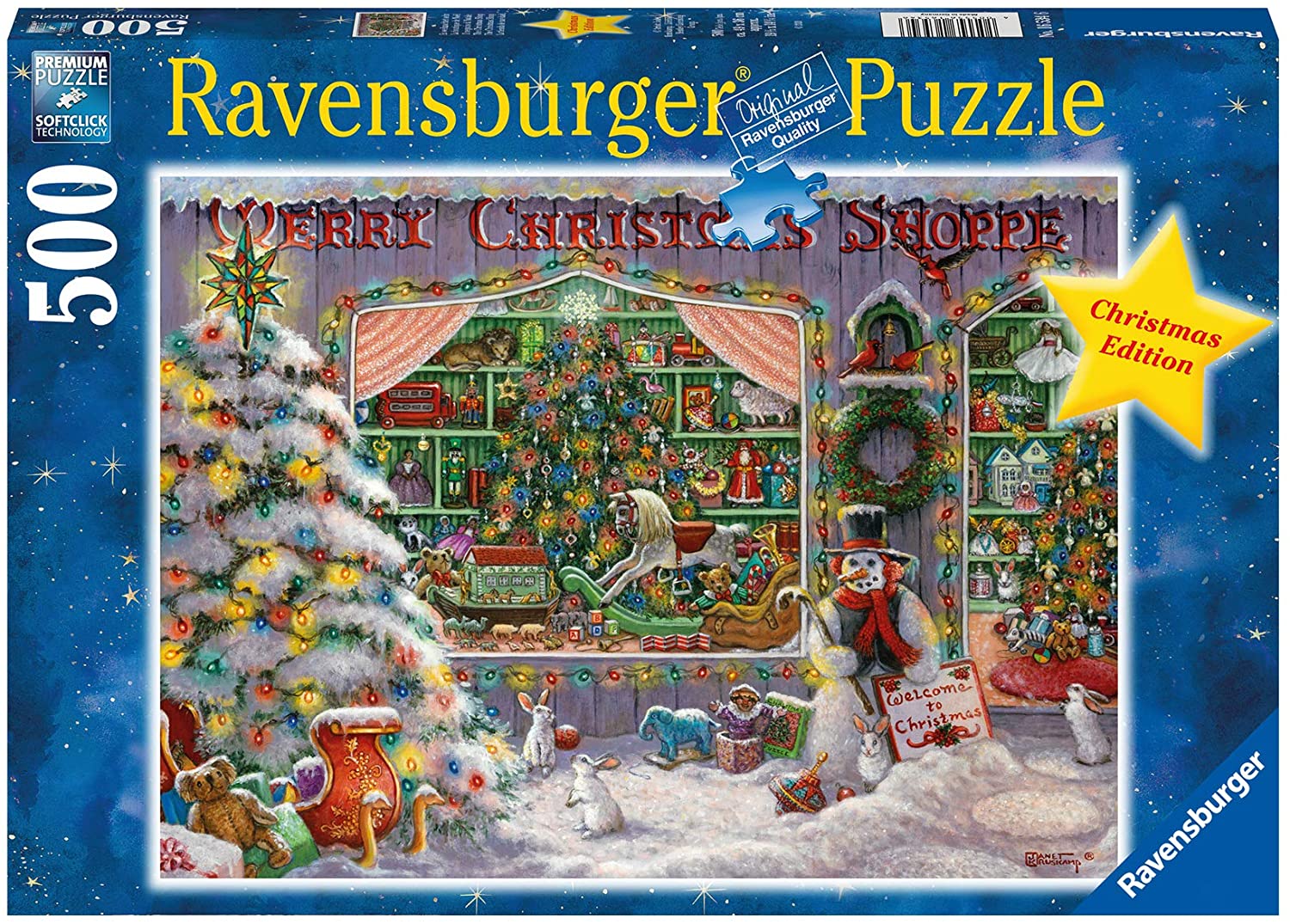 Puzzle - Ravensburger - The Christmas Shop (500 Pieces)