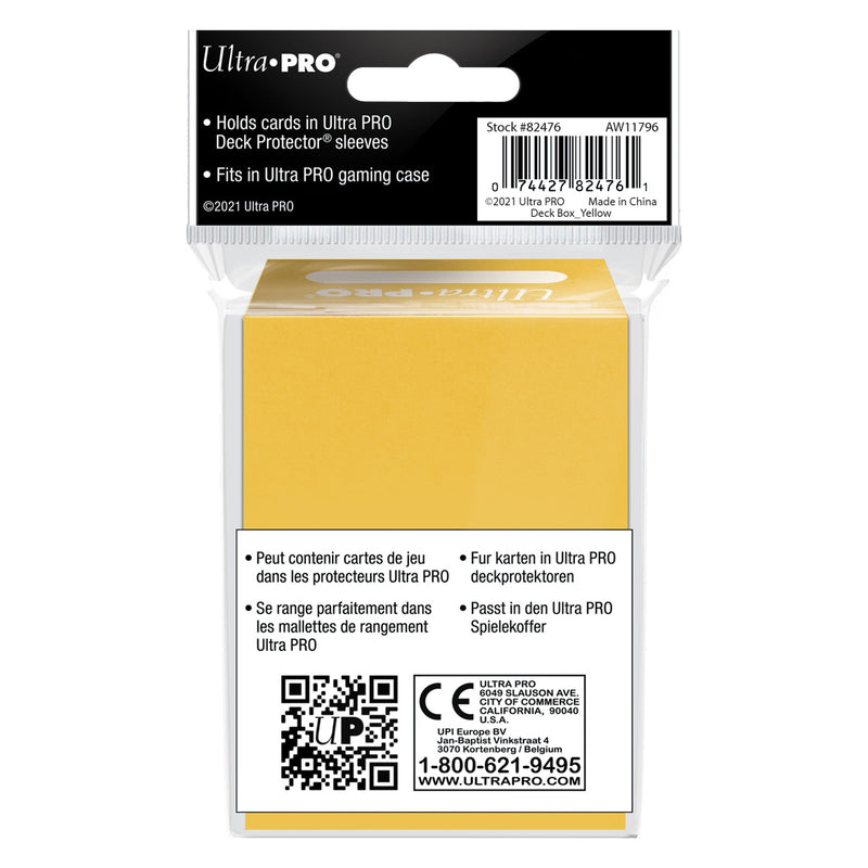 Ultra Pro - PRO 80+ Deck Box: Yellow