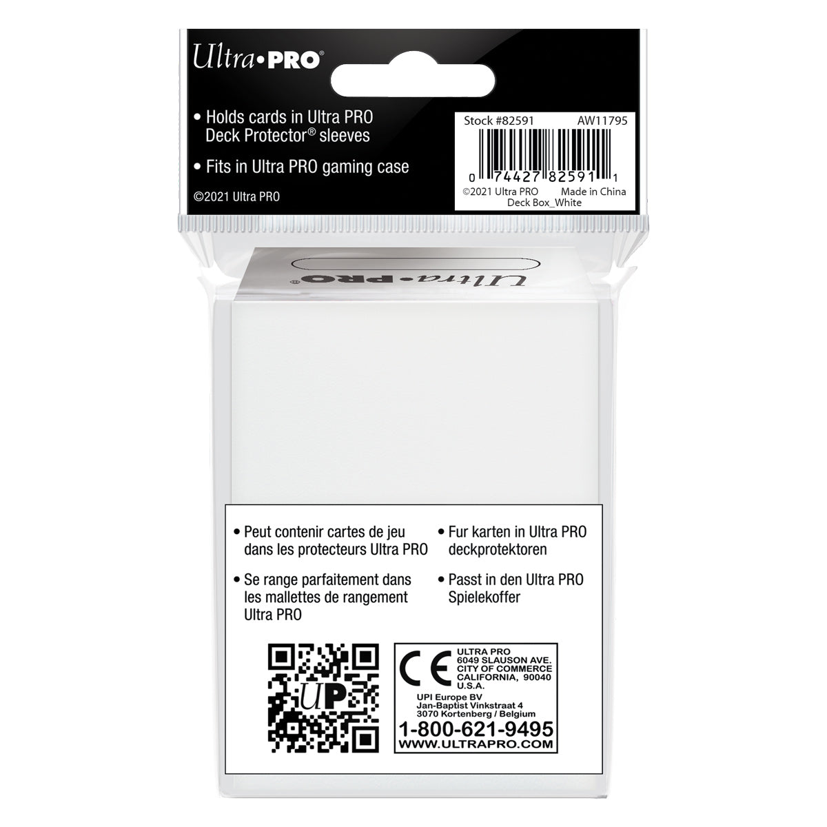 Ultra Pro - PRO 80+ Deck Box: White