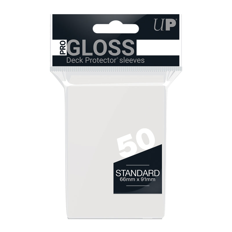 Ultra Pro - PRO-Gloss 50ct Standard Deck Protector® sleeves: Clear