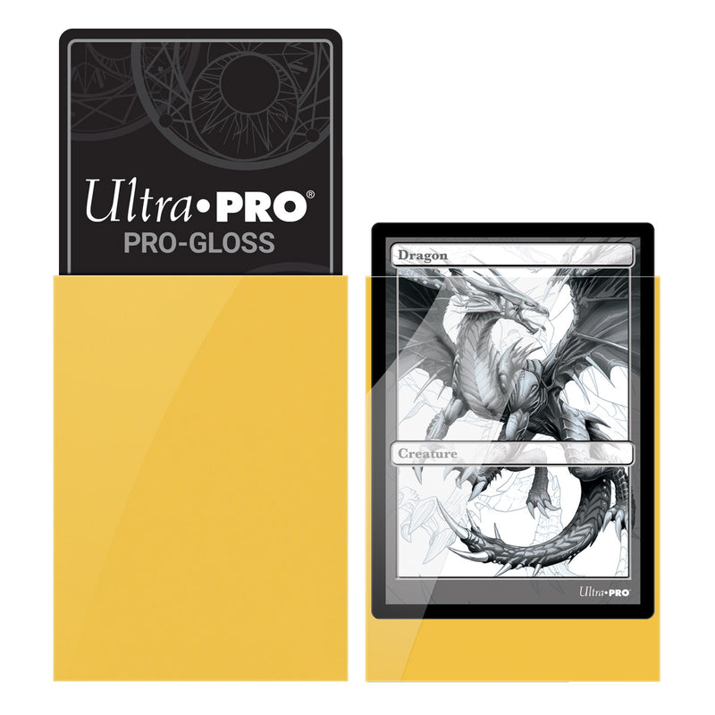 Ultra Pro - PRO-Gloss 50ct Standard Deck Protector® sleeves: Yellow