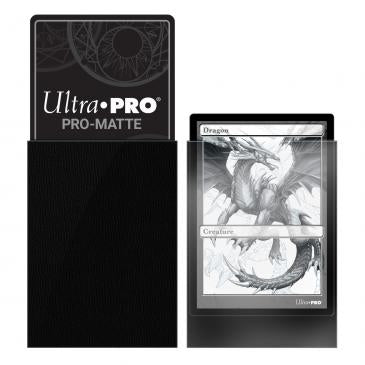 Ultra Pro - PRO-Matte 50ct Standard Deck Protector® sleeves: Black