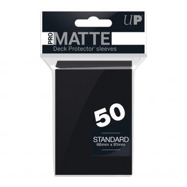 Ultra Pro - PRO-Matte 50ct Standard Deck Protector® sleeves: Black