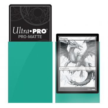 Ultra Pro - PRO-Matte 50ct Standard Deck Protector® sleeves: Aqua