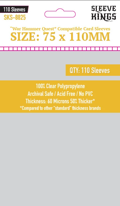 Sleeve Kings - War Hammer Quest (110 pack)
