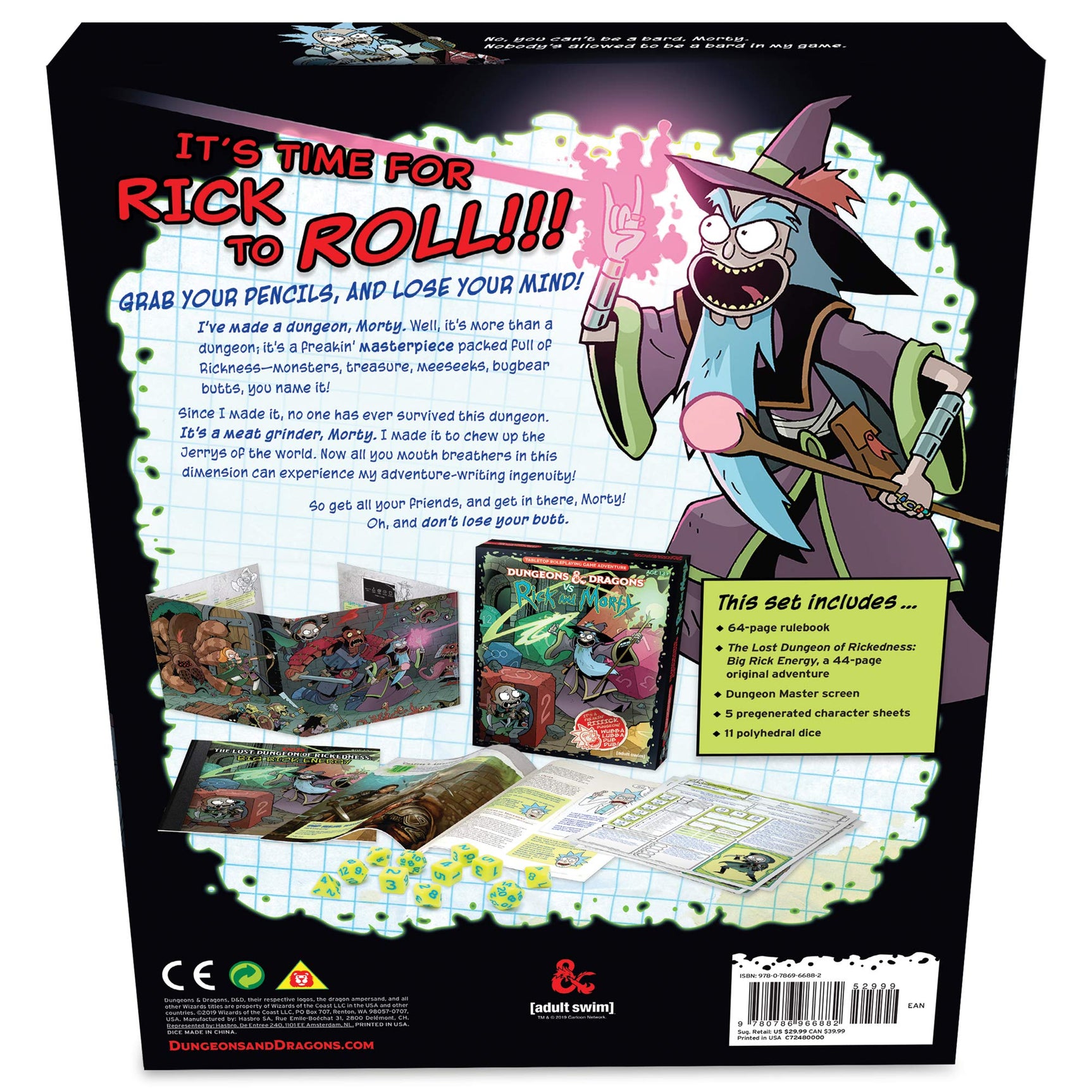 Dungeons & Dragons Vs Rick And Morty